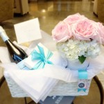 #24 ~ $225( Gift Basket: Champagne, Frans Chocolates and Flowers)